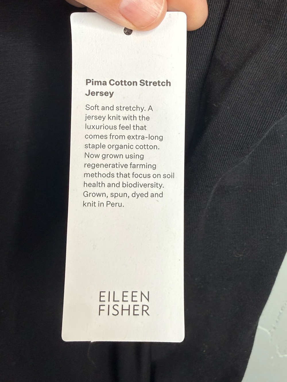 NWT Eileen Fisher Pima Cotton Stretch Jersey Tank Dress w/ Pockets Dress Size 2X - Picture 6 of 11